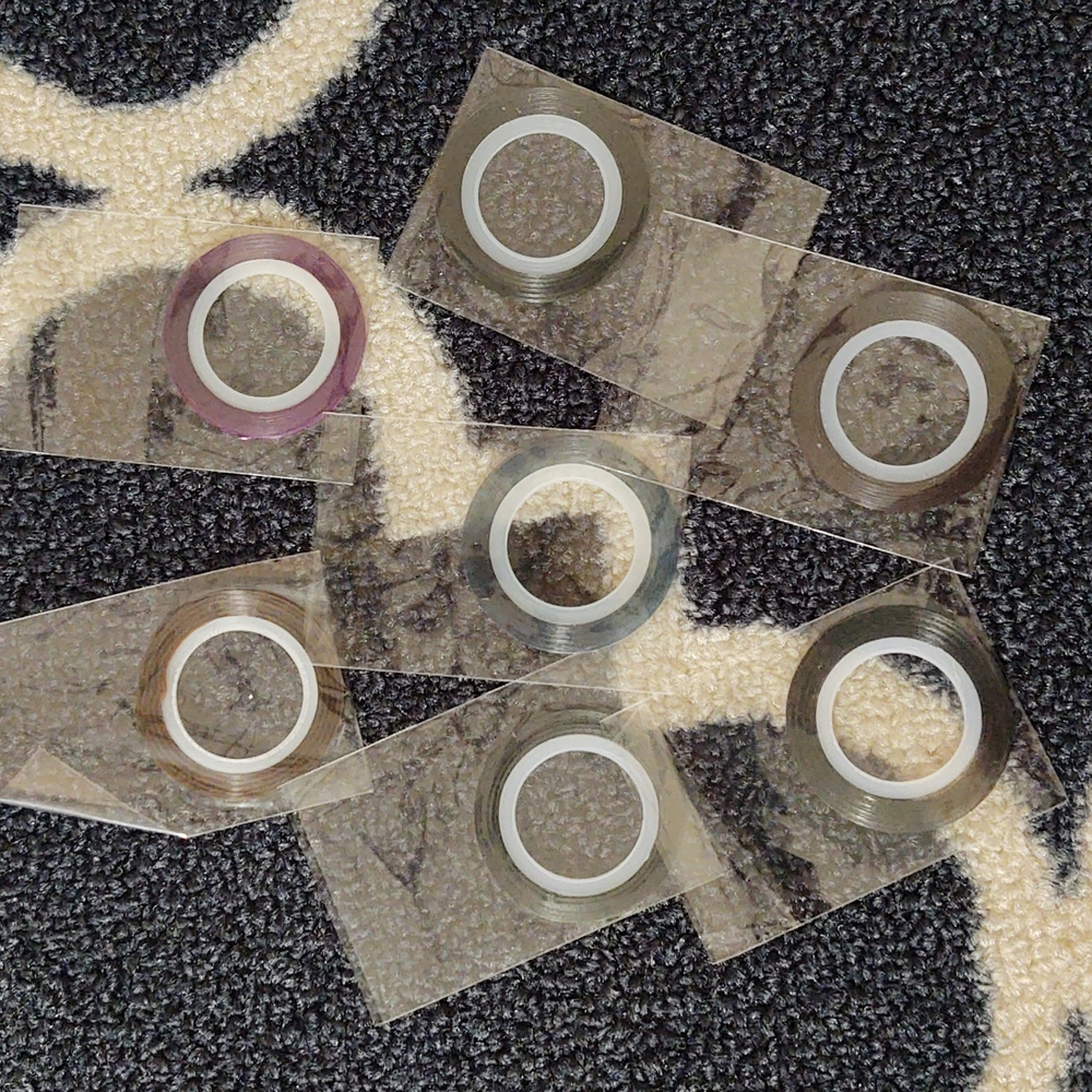 Nail Tape Decoration for Nails - Set of 7 - Assorted - NWOT